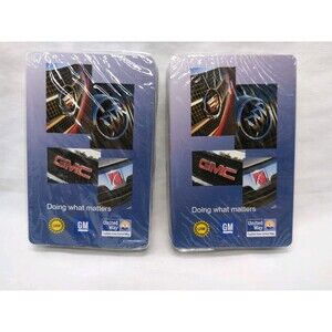 (2) Vintage GMC Doing What Matters Playing Card Decks